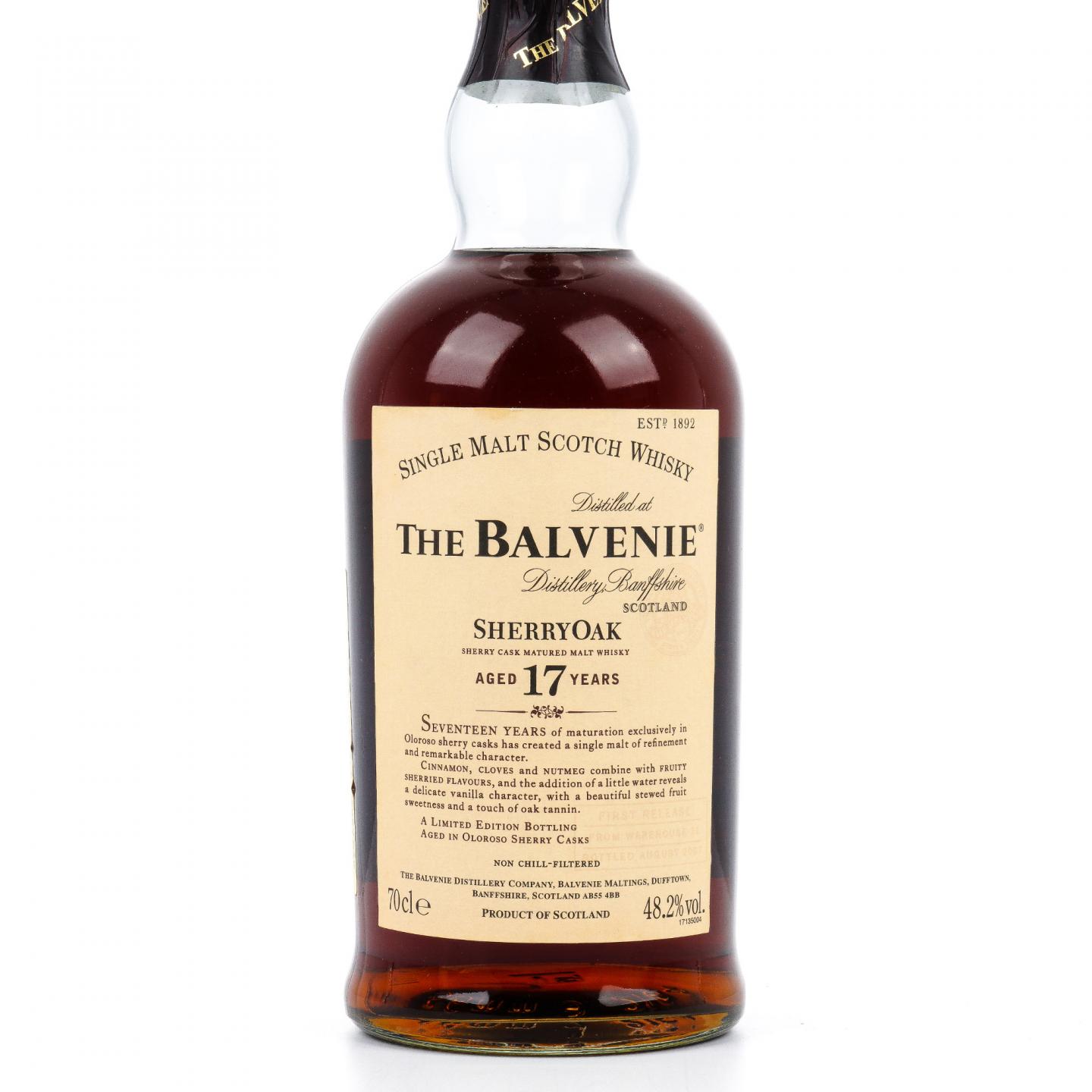 Balvenie 百富 17年 2007 雪莉桶 48.2%