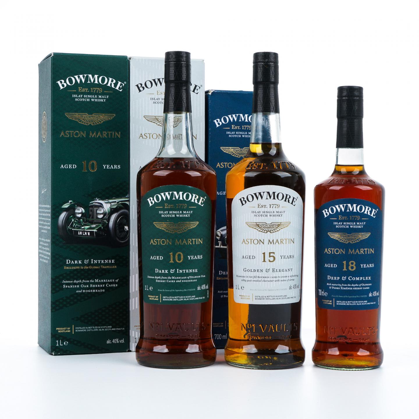 波摩 × 阿斯顿・马丁联名款 10/15/18年 3瓶组