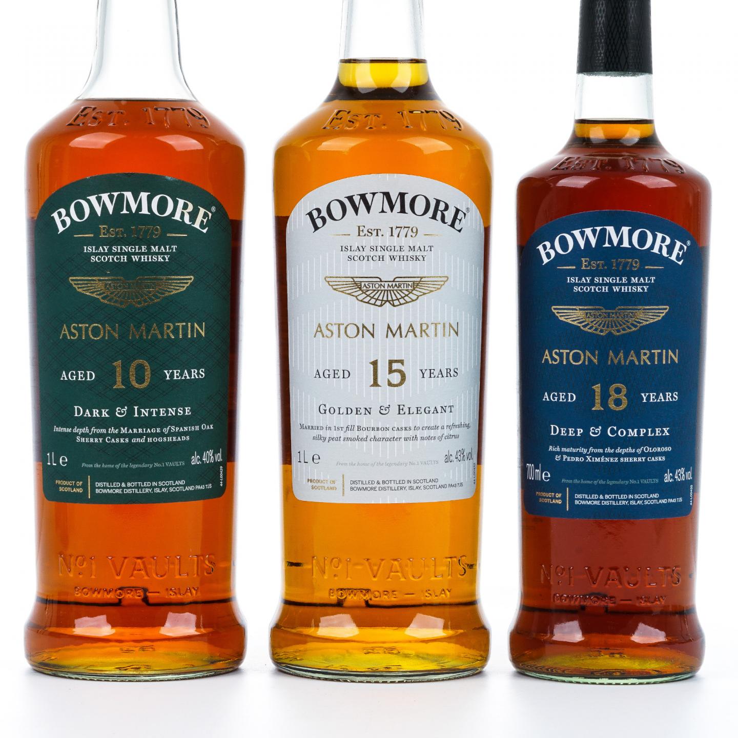 波摩 × 阿斯顿・马丁联名款 10/15/18年 3瓶组