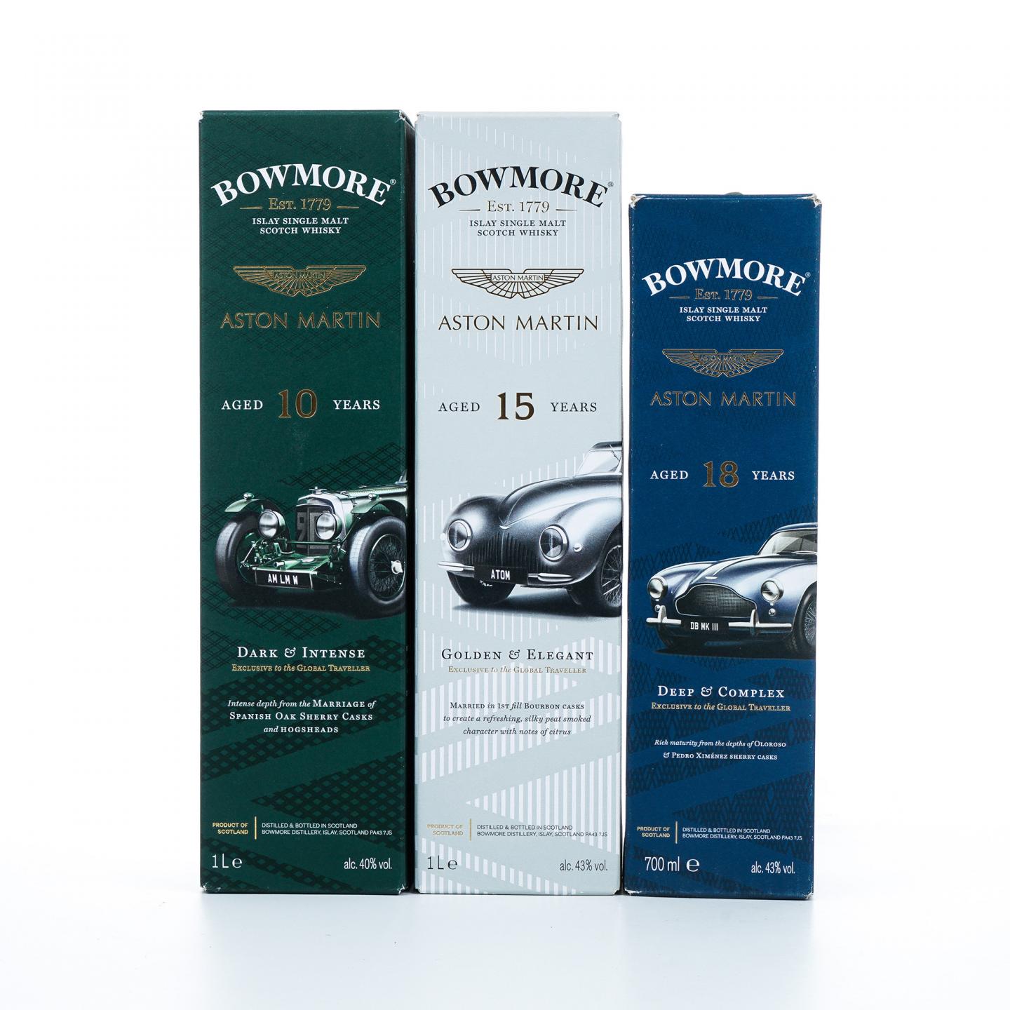 波摩 × 阿斯顿・马丁联名款 10/15/18年 3瓶组