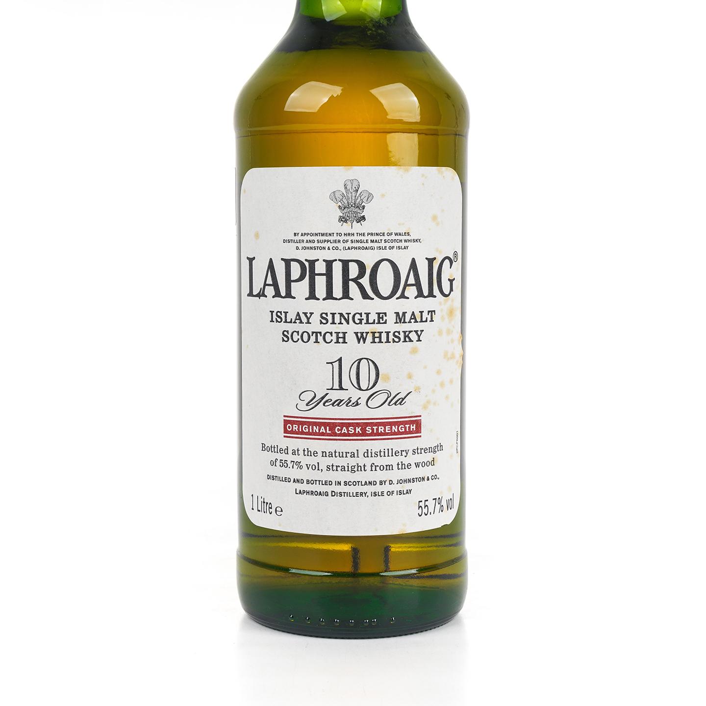 Laphroaig 拉弗格 10年 桶强 小红标 55.7% 1升装