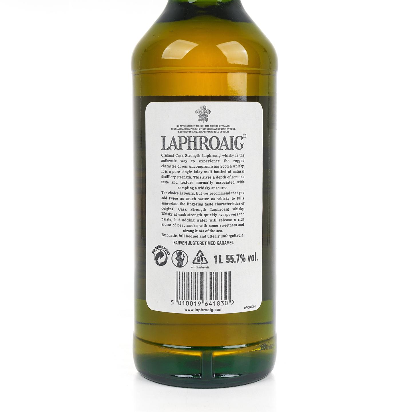 Laphroaig 拉弗格 10年 桶强 小红标 55.7% 1升装