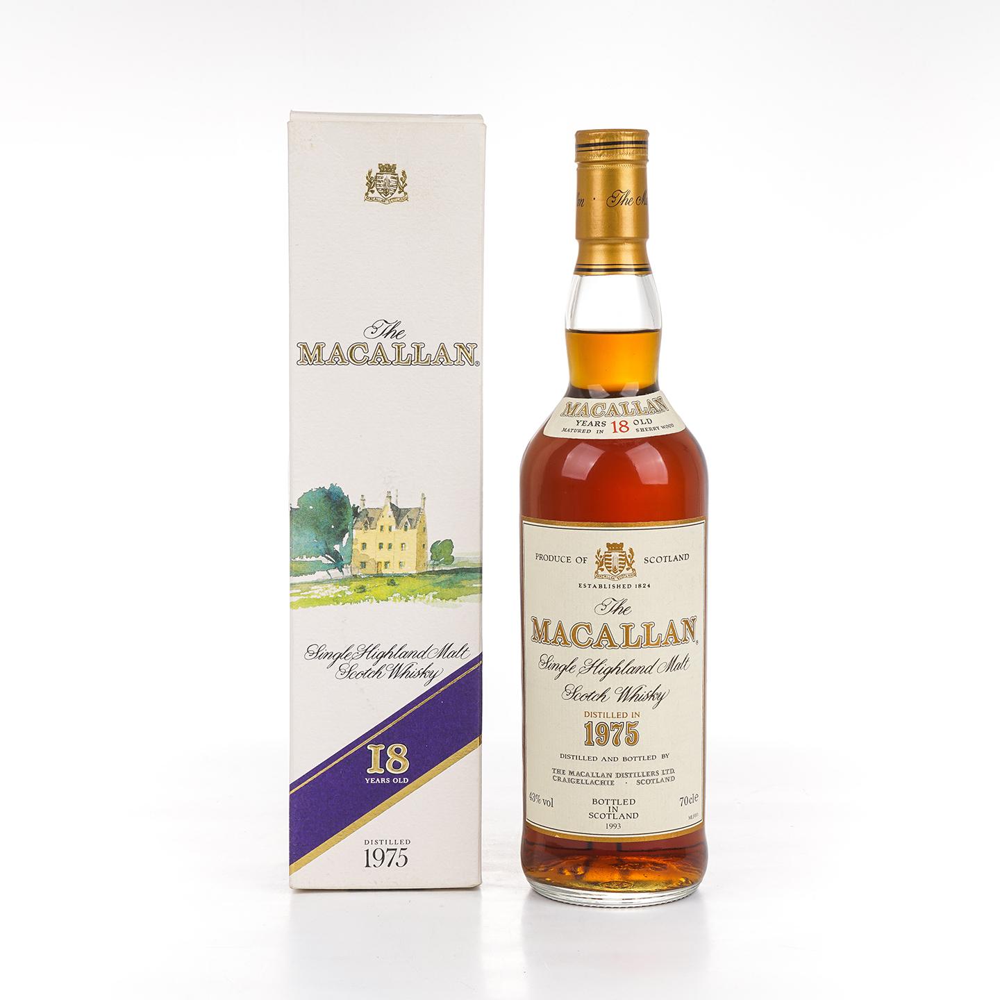 Macallan 麦卡伦 18年 1975-1993 雪莉桶