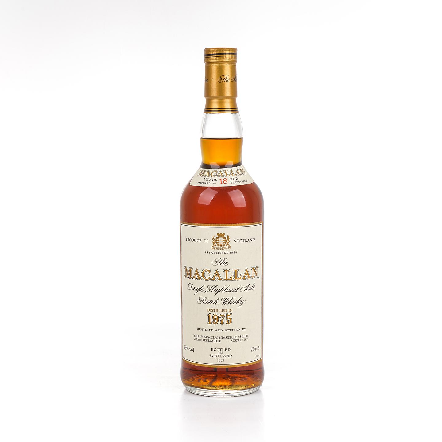 Macallan 麦卡伦 18年 1975-1993 雪莉桶