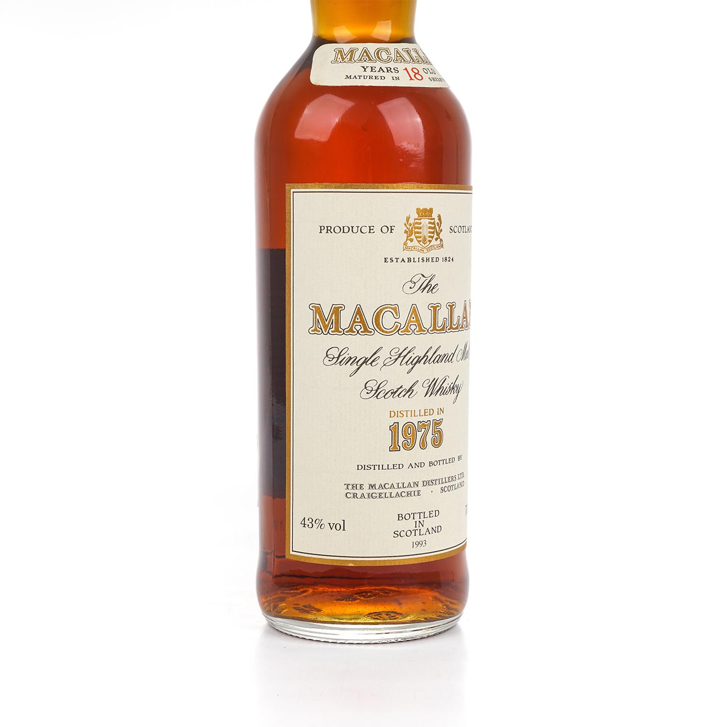 Macallan 麦卡伦 18年 1975-1993 雪莉桶