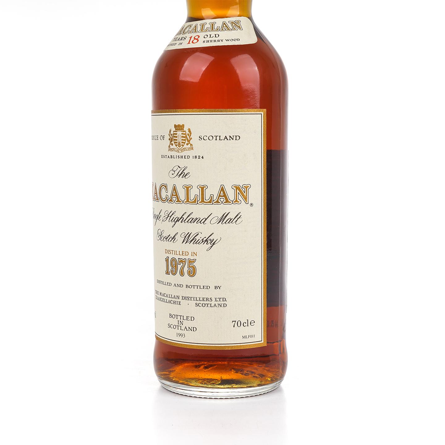 Macallan 麦卡伦 18年 1975-1993 雪莉桶