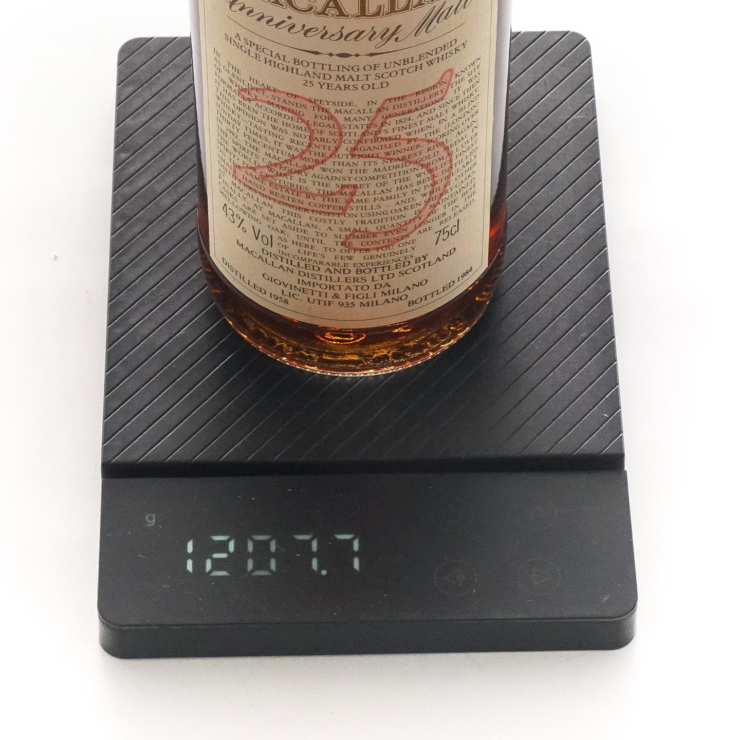 Macallan 麦卡伦 25年 1958-1984 Anniversary Malt 750ml
