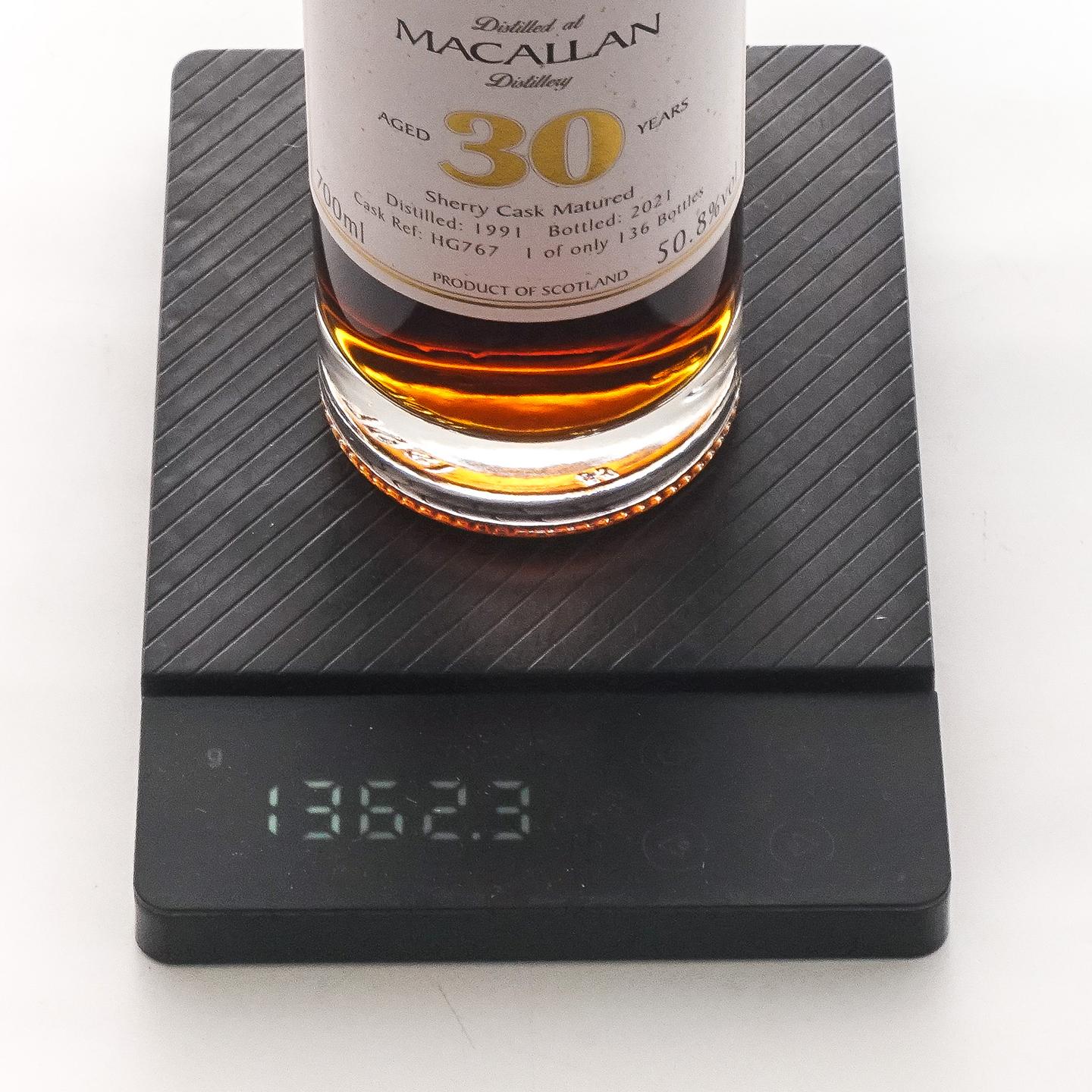 Macallan 麦卡伦 30年 1991-2021 蔡昊精选 雪莉桶HG767