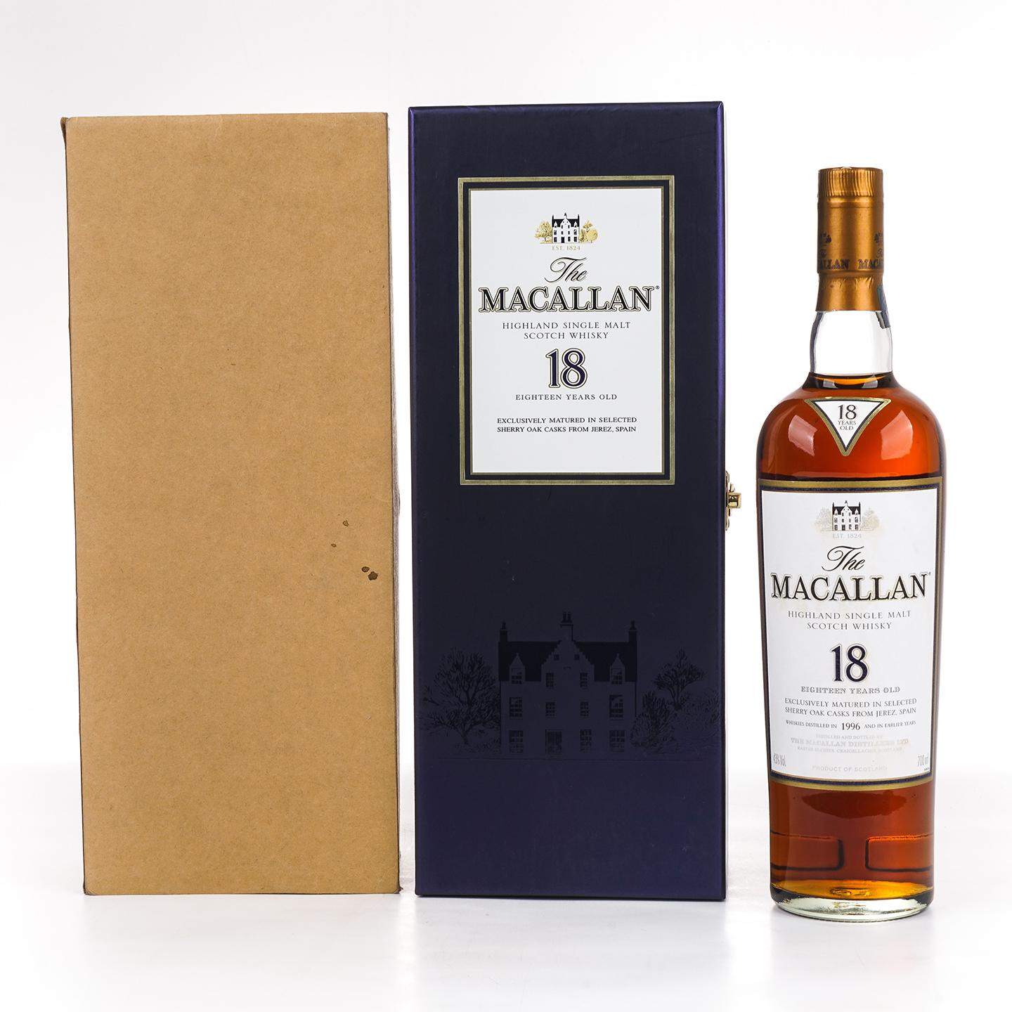 Macallan 麦卡伦 18年 1996 雪莉桶 行货