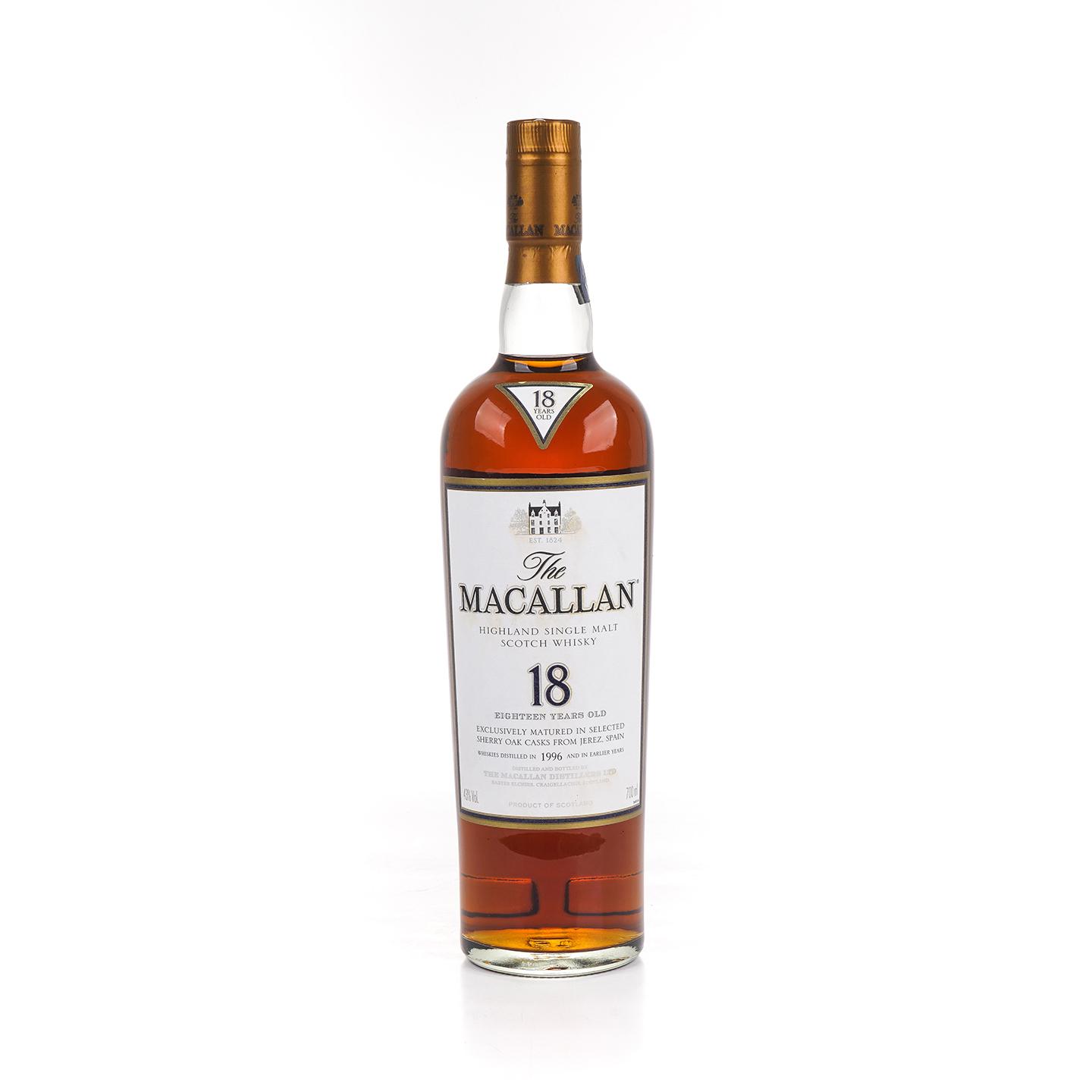 Macallan 麦卡伦 18年 1996 雪莉桶 行货