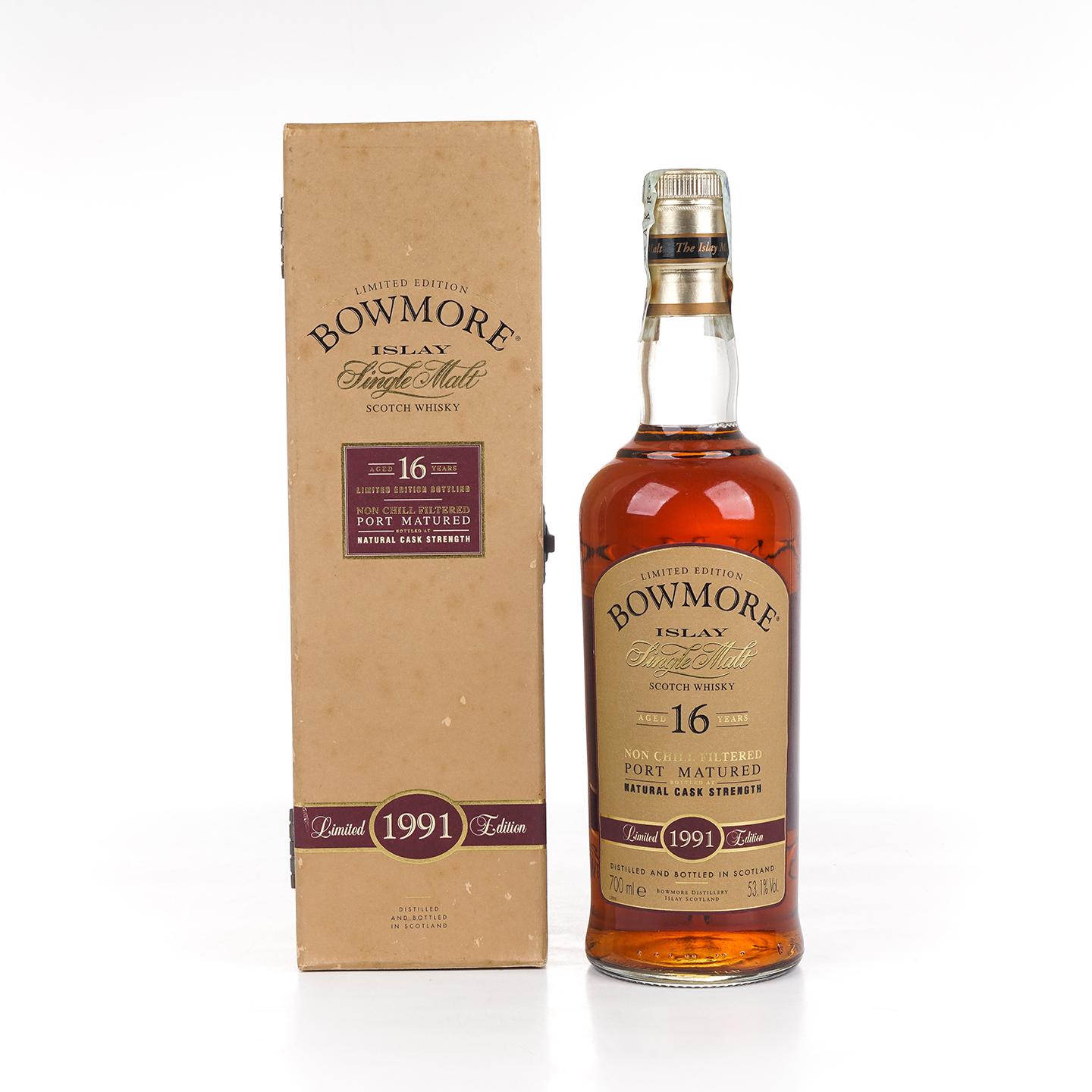 Bowmore 波摩 16年 1991 波特风味桶 桶强