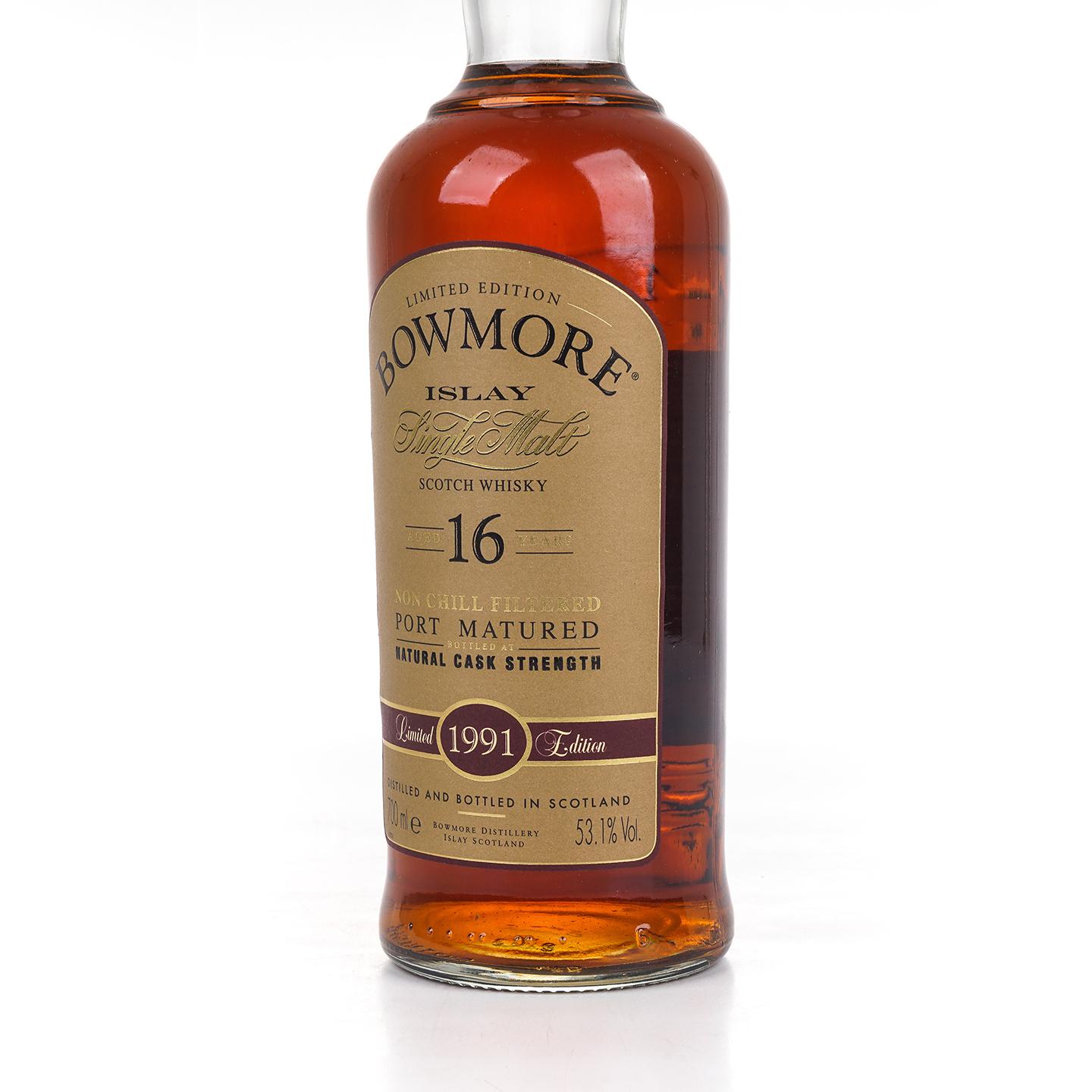 Bowmore 波摩 16年 1991 波特风味桶 桶强