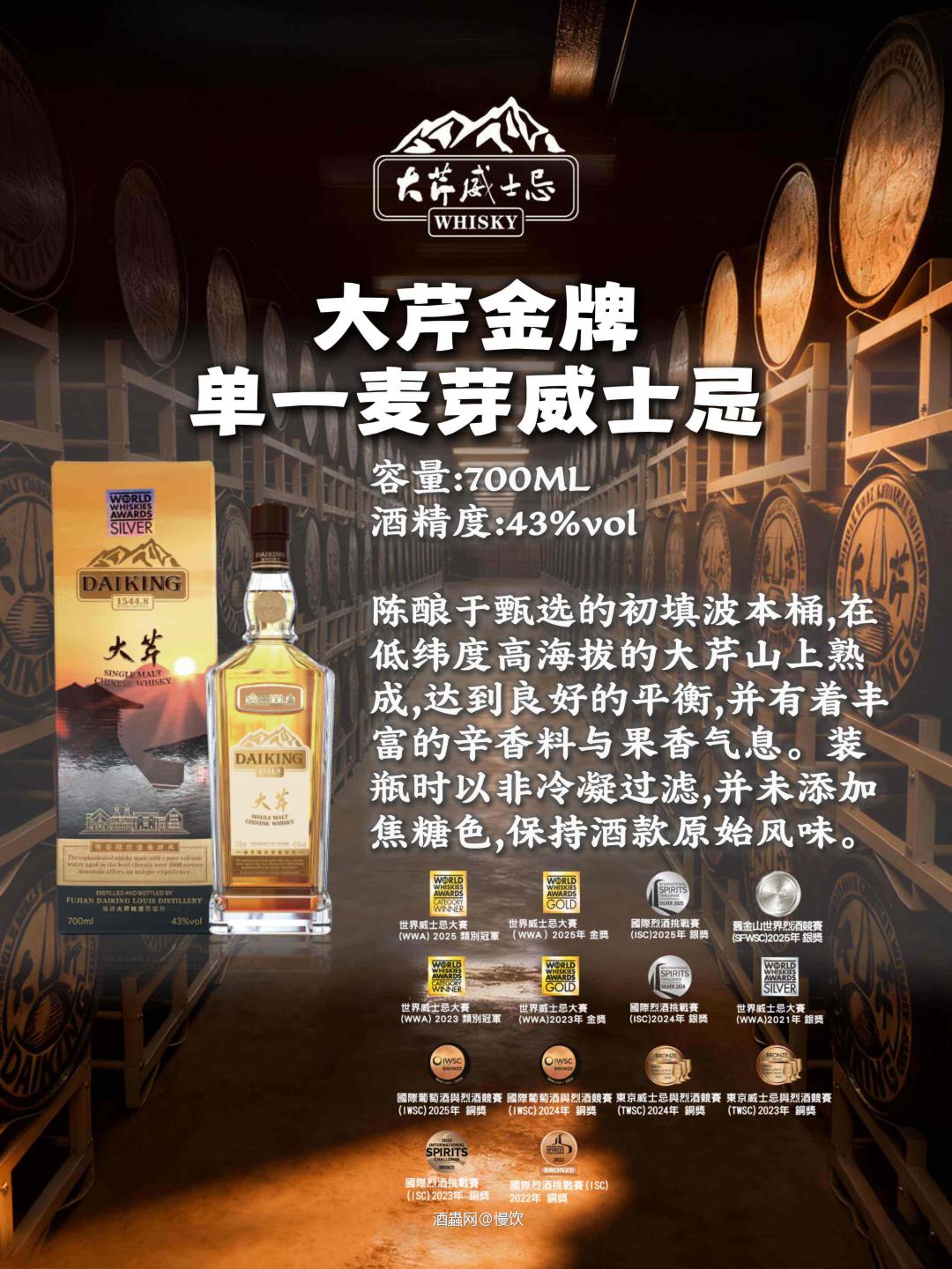 大芹丨国产单一麦芽的先驱,开启国威新时代!