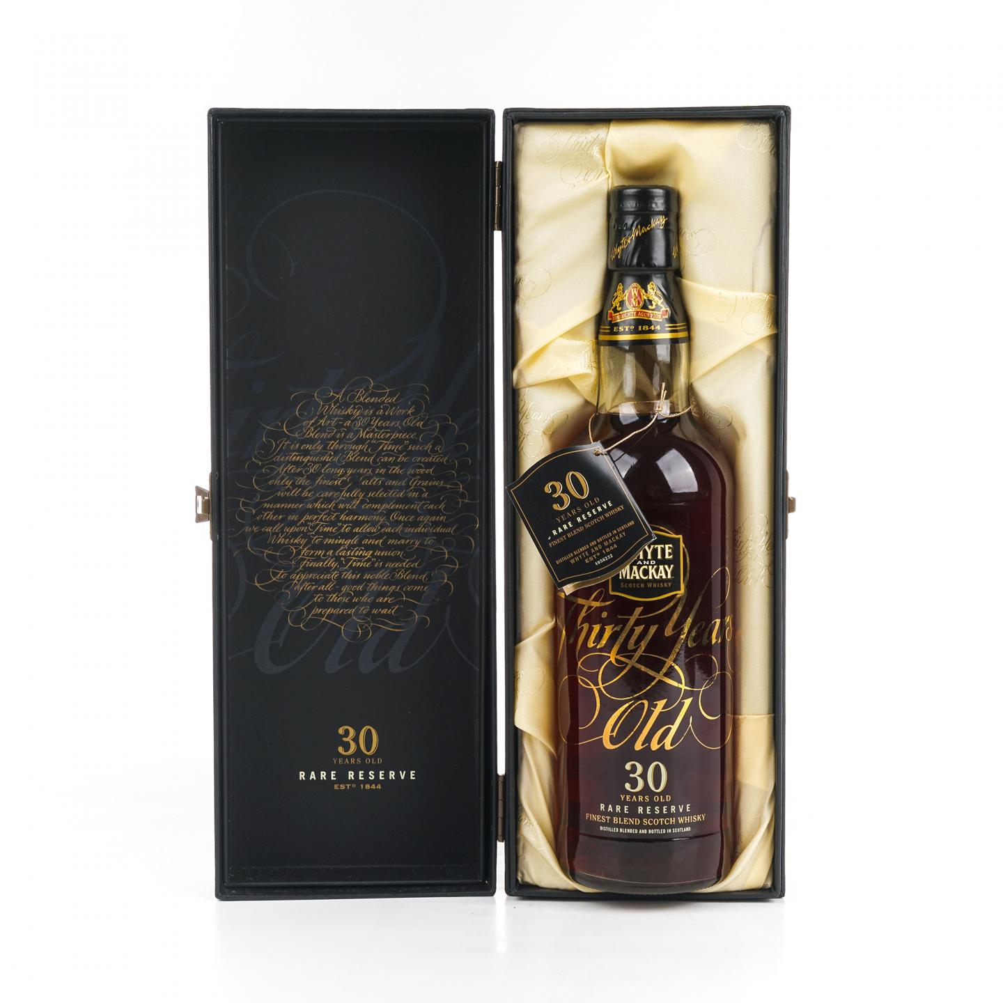 Whyte & Mackay 30年Rare Reserve 调和_拍卖-酒虫网
