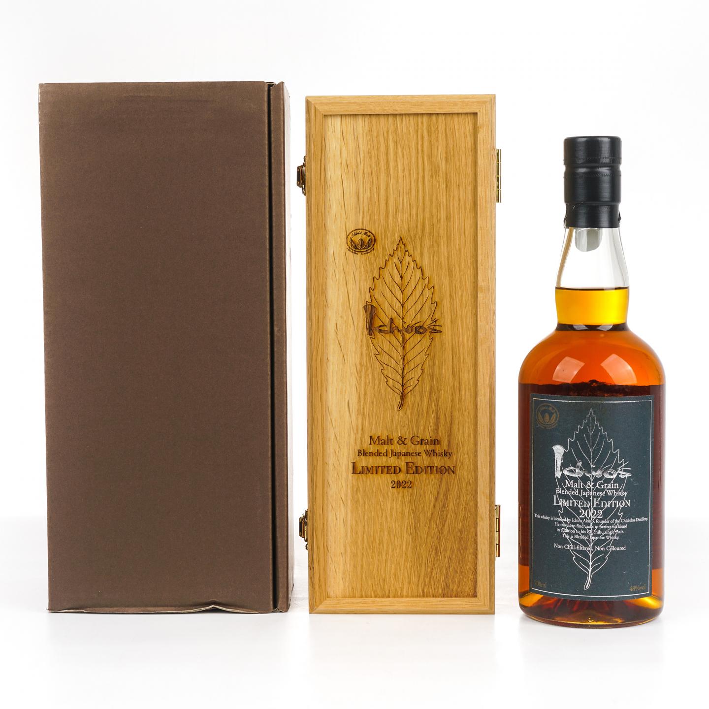 秩父 2022 黑叶 Ichiro's Malt & Grain 限量版 木盒