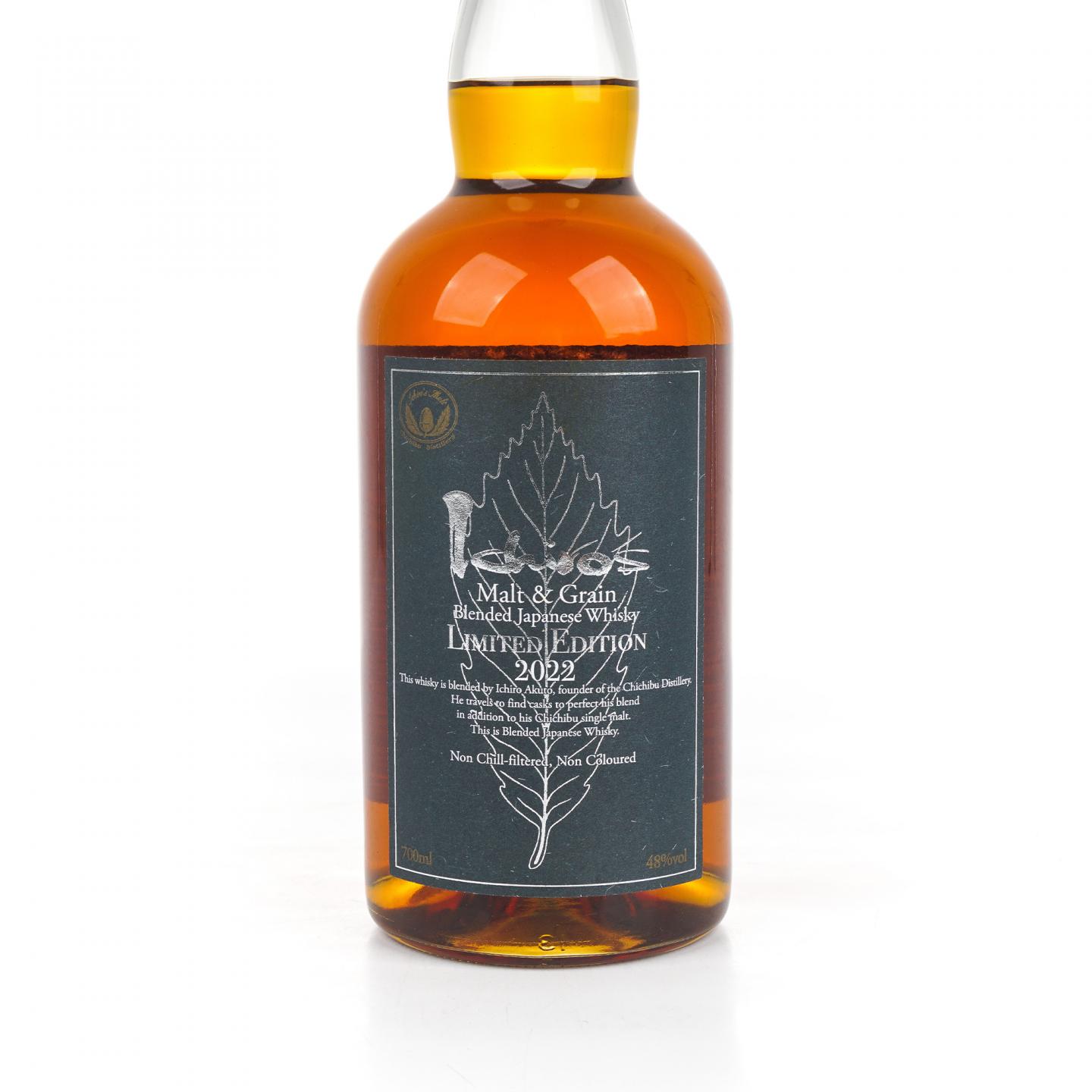 秩父 2022 黑叶 Ichiro's Malt & Grain 限量版 木盒