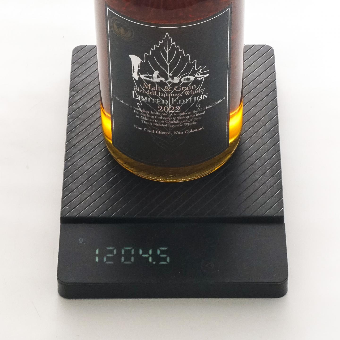 秩父 2022 黑叶 Ichiro's Malt & Grain 限量版 木盒