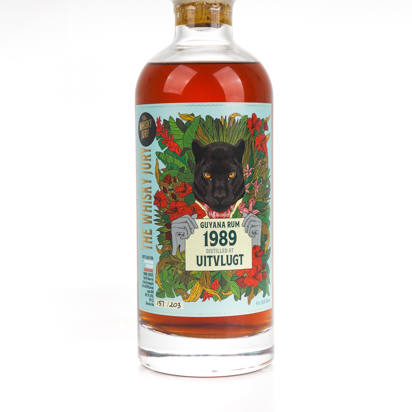 Guyana 1989-2022 Uitvlugt 朗姆酒 The Whisky Jury 桶强