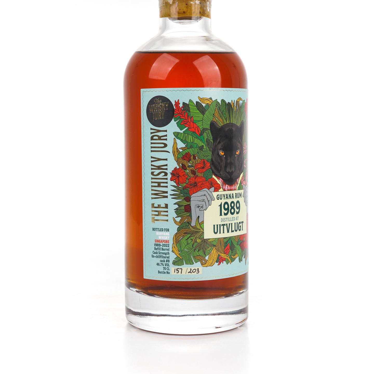Guyana 1989-2022 Uitvlugt 朗姆酒 The Whisky Jury 桶强