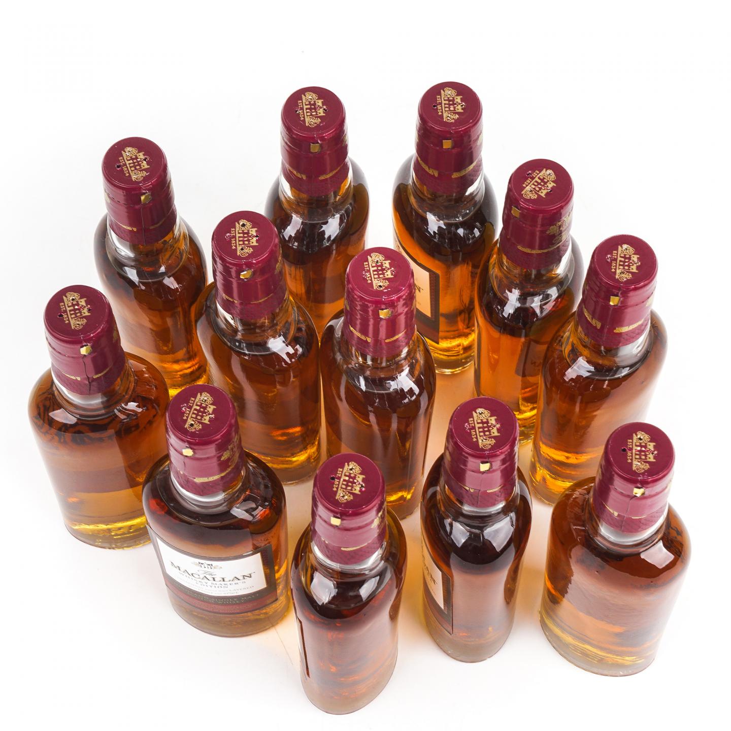 【酒版】麦卡伦 1824系列 Whisky Maker's Edition 12瓶组*50ml