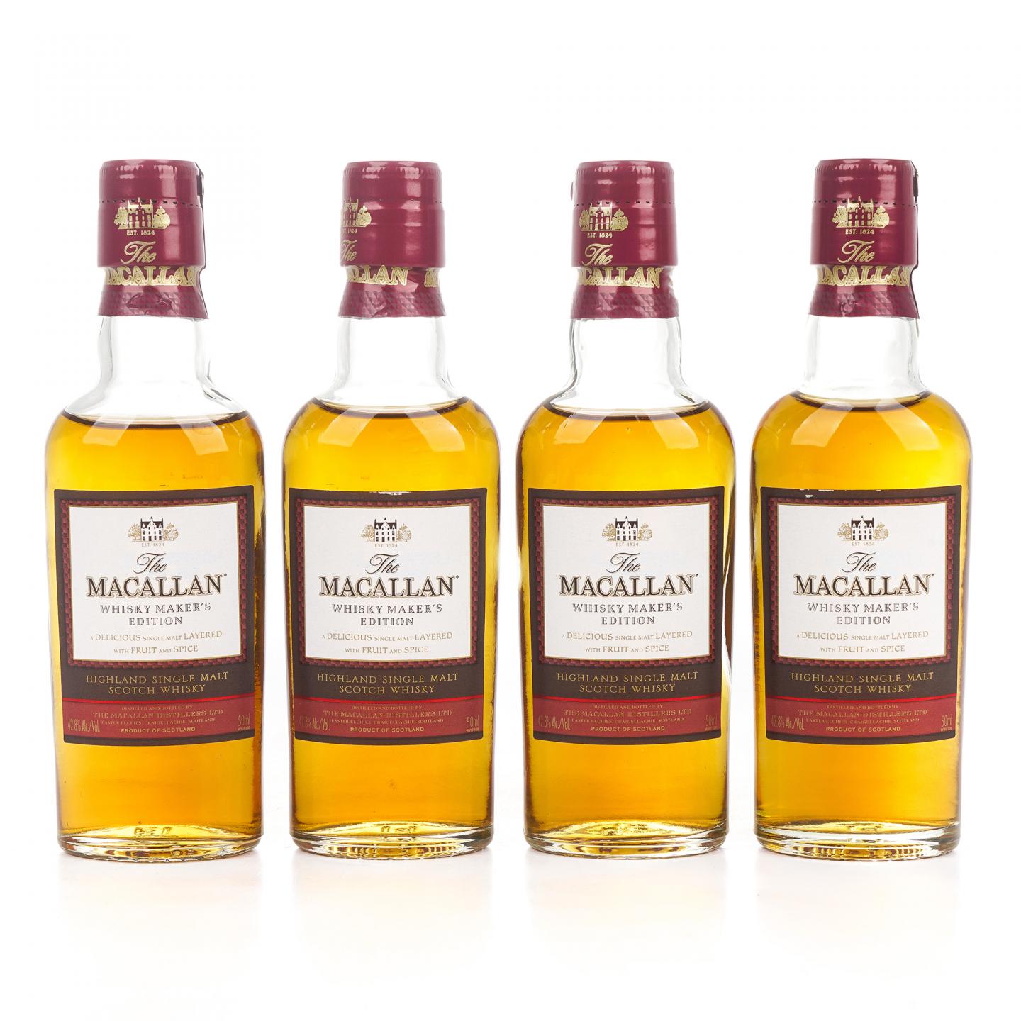 【酒版】麦卡伦 1824系列 Whisky Maker's Edition 12瓶组*50ml