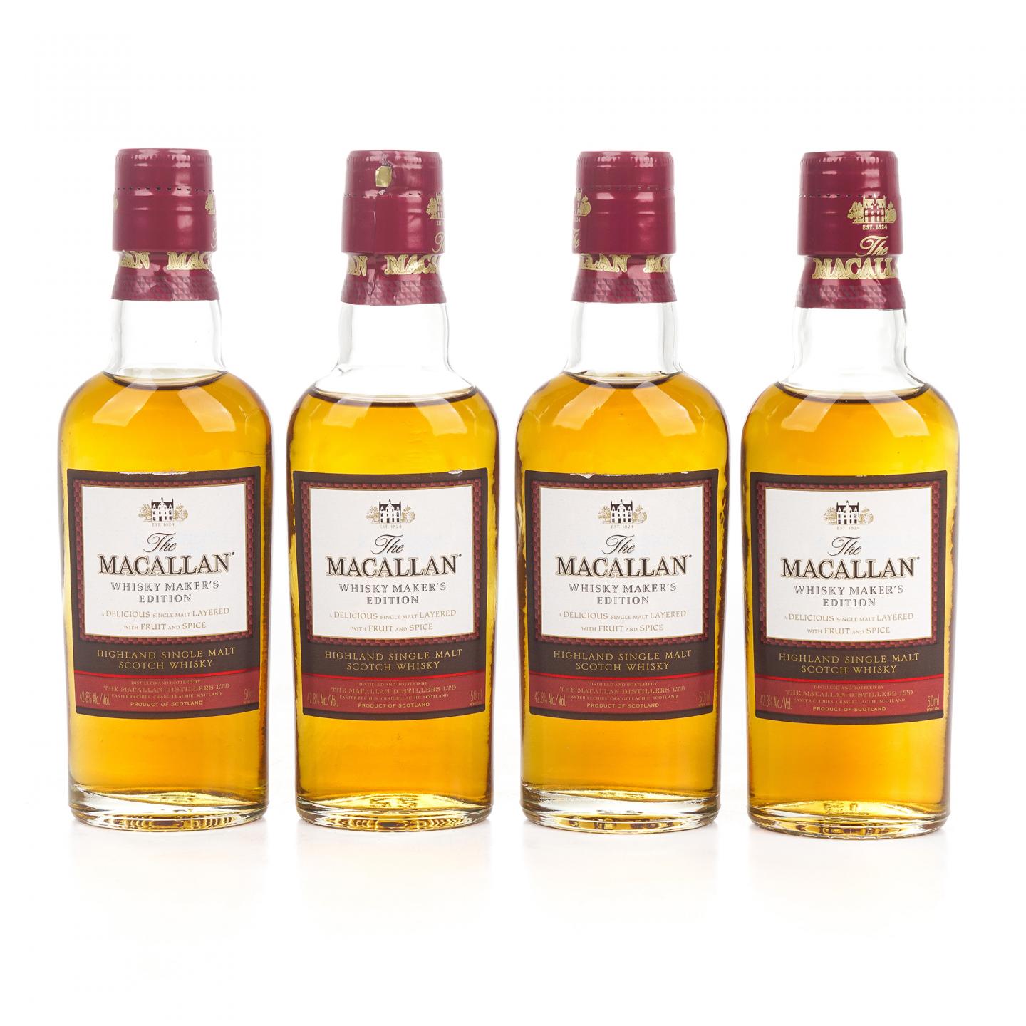 【酒版】麦卡伦 1824系列 Whisky Maker's Edition 12瓶组*50ml