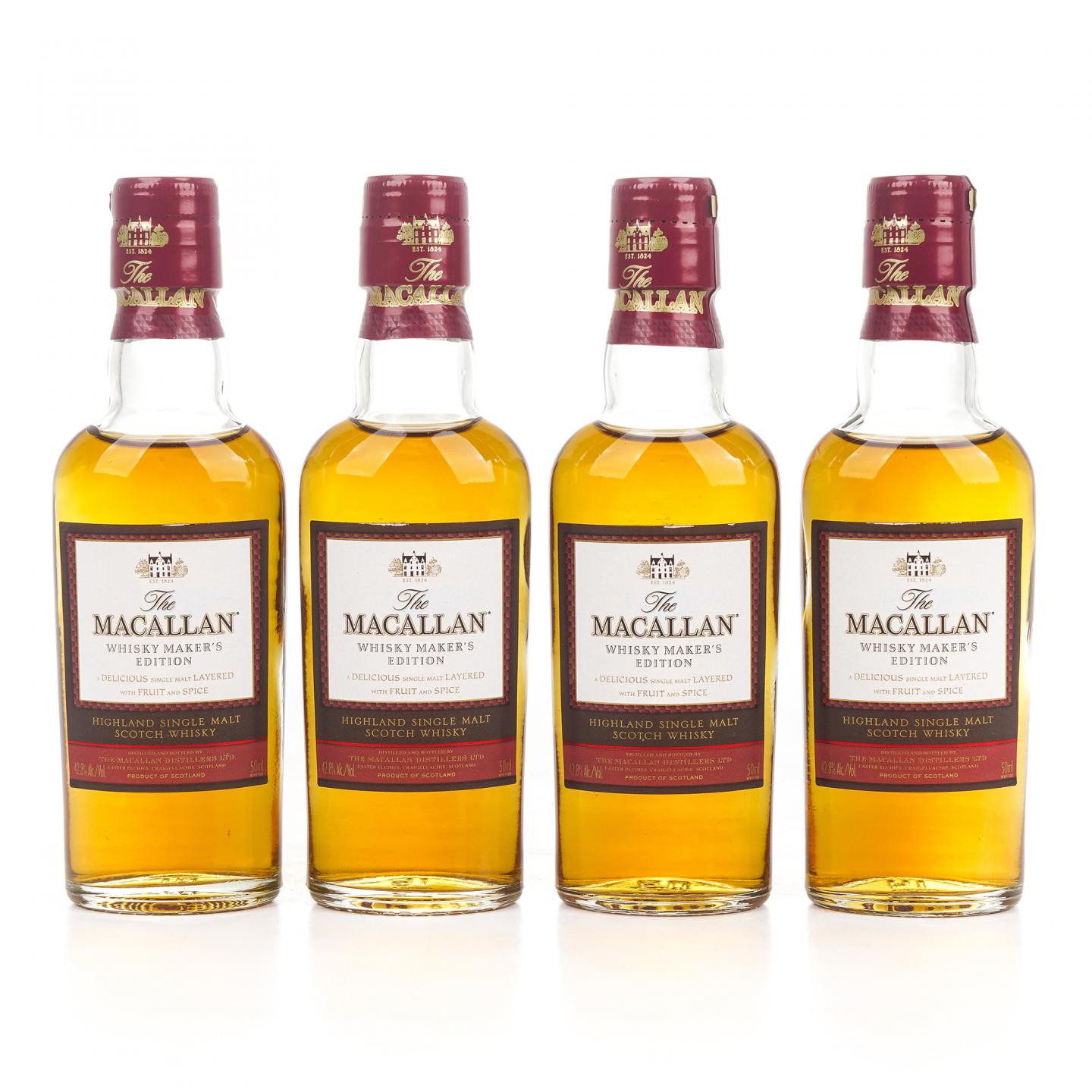 【酒版】麦卡伦 1824系列 Whisky Maker's Edition 12瓶组*50ml