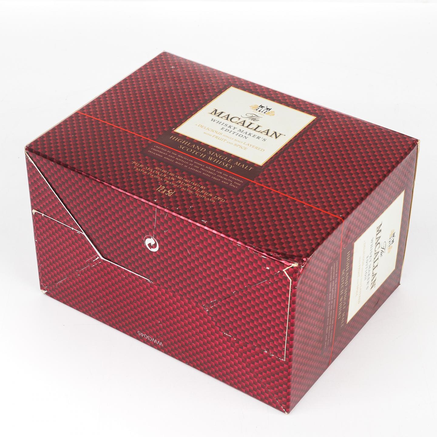 【酒版】麦卡伦 1824系列 Whisky Maker's Edition 12瓶组*50ml