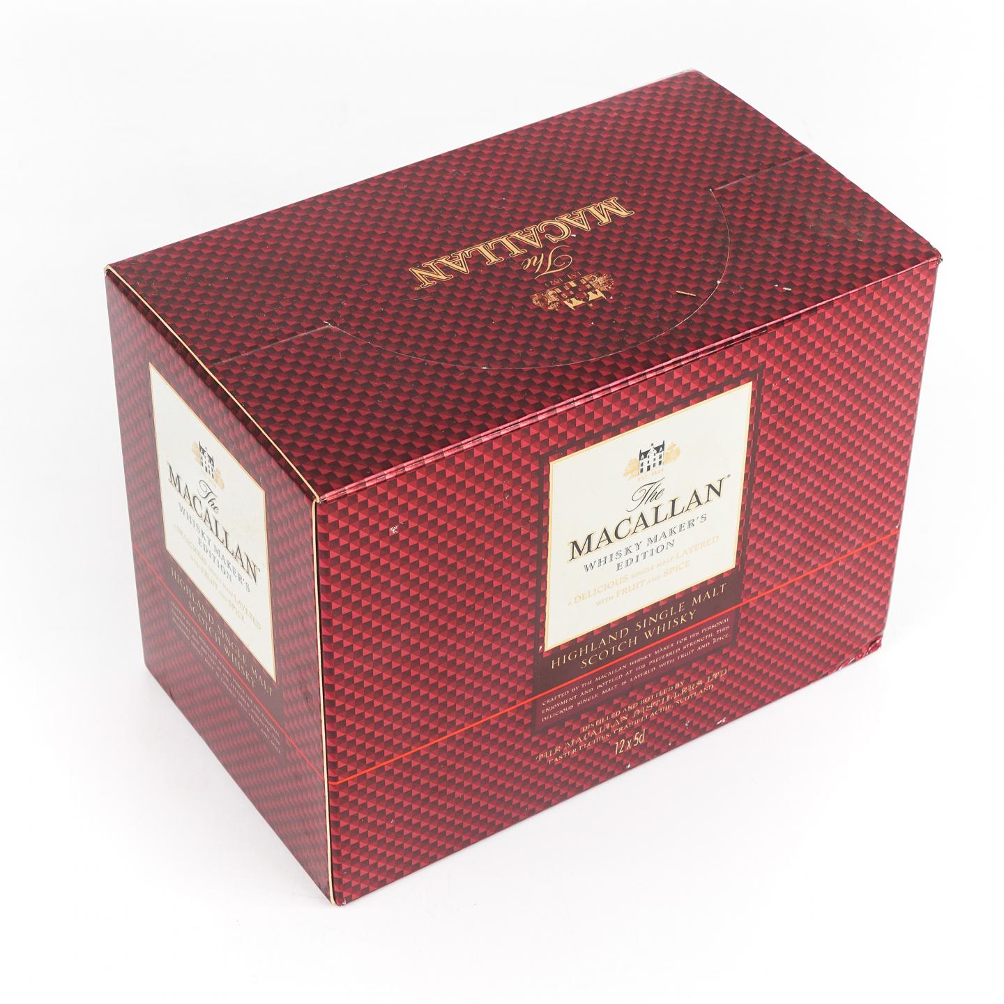 【酒版】麦卡伦 1824系列 Whisky Maker's Edition 12瓶组*50ml