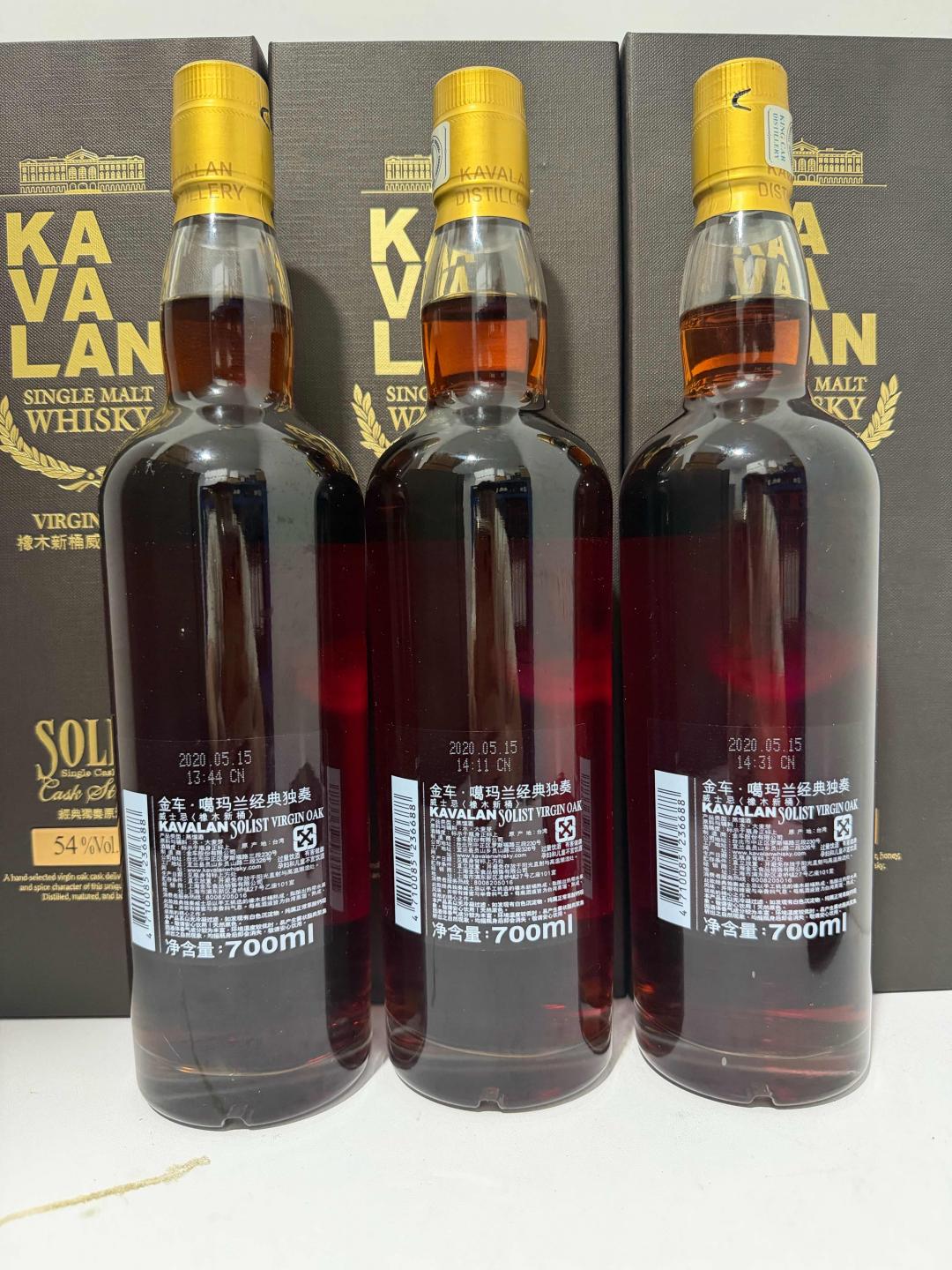 噶玛兰经典独奏橡木新桶三瓶组