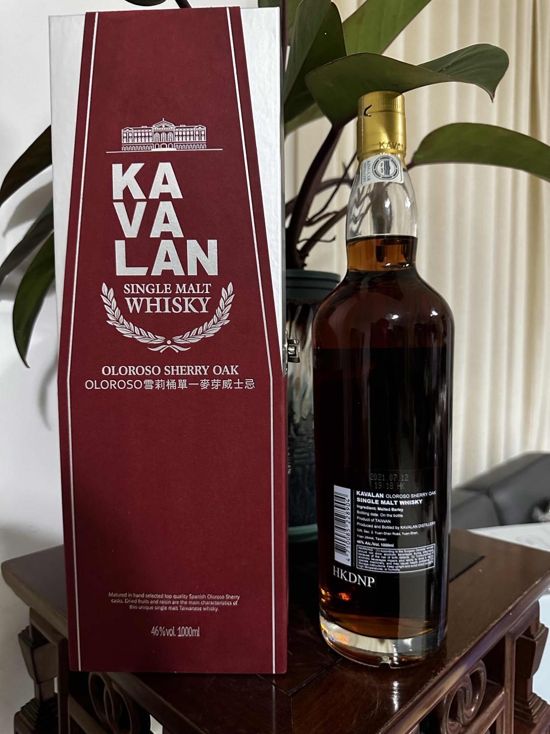 【我国宝岛靓酒】 噶玛兰 Oloroso 雪莉桶 1000ML