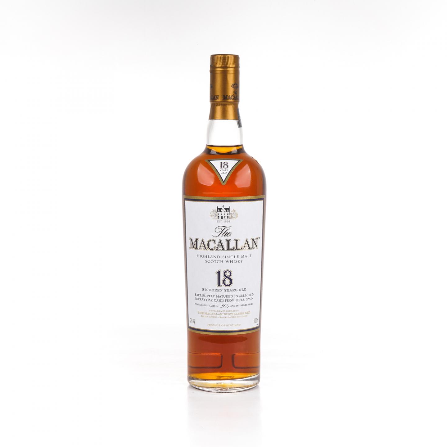 麦卡伦 18年 1996 雪莉桶