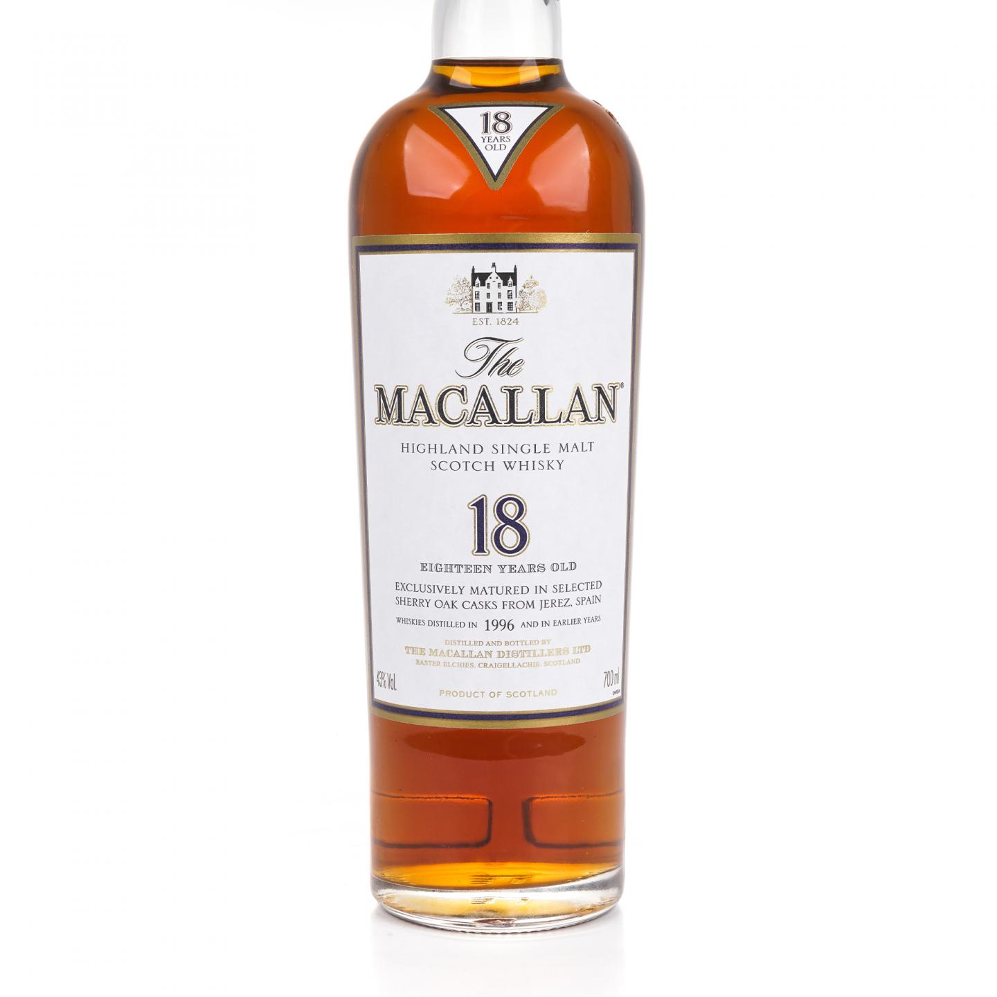 麦卡伦 18年 1996 雪莉桶