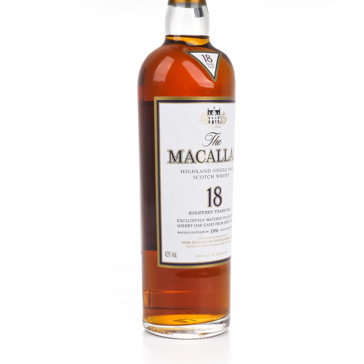 麦卡伦 18年 1996 雪莉桶