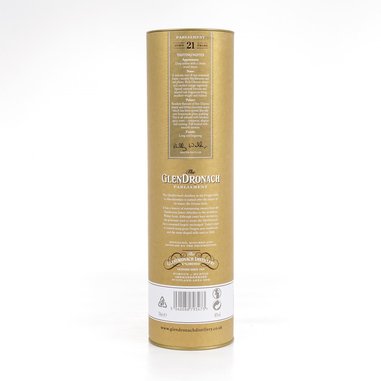 格兰多纳 21年 Parliament 比利·沃克版