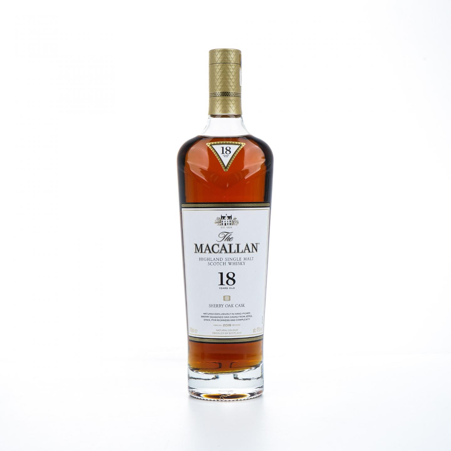 【附X光图】麦卡伦 18年 2019 雪莉桶