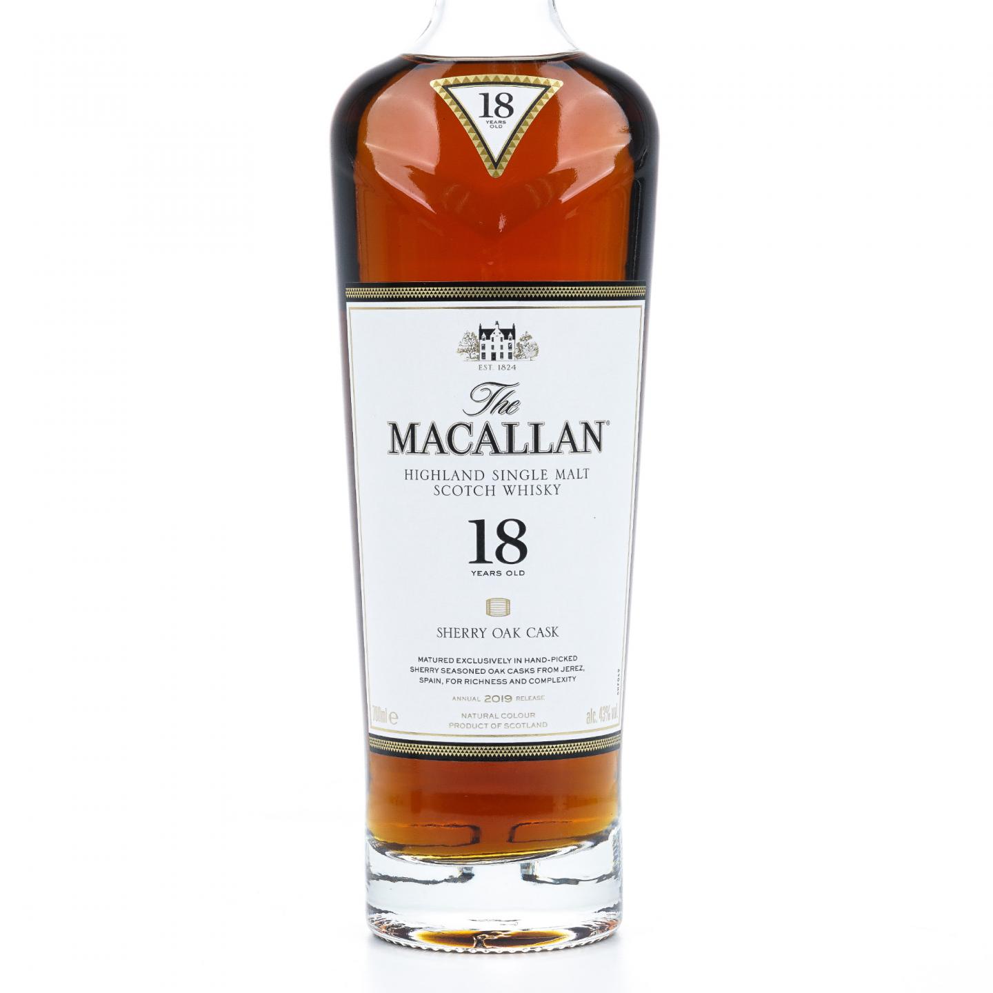 【附X光图】麦卡伦 18年 2019 雪莉桶