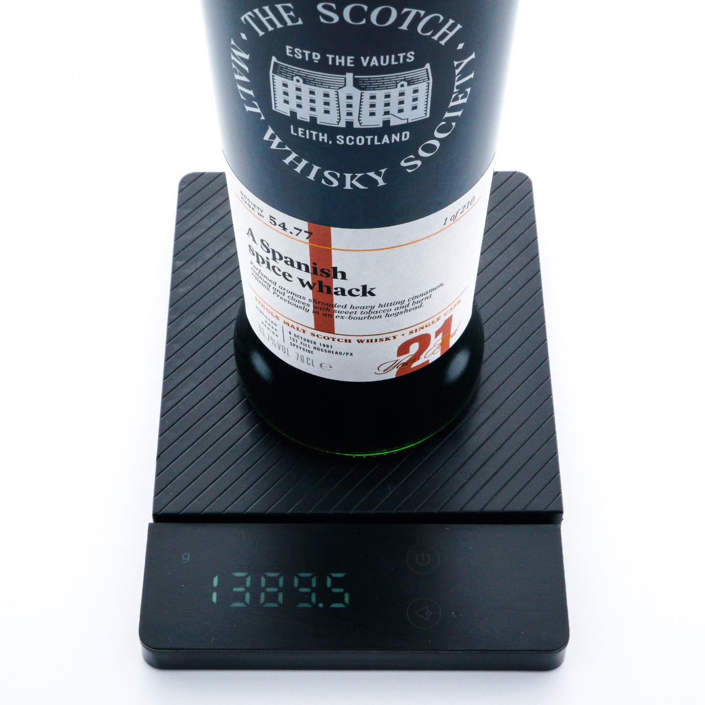 SMWS 54.77 雅伯莱 21年 1997 初填PX雪莉桶