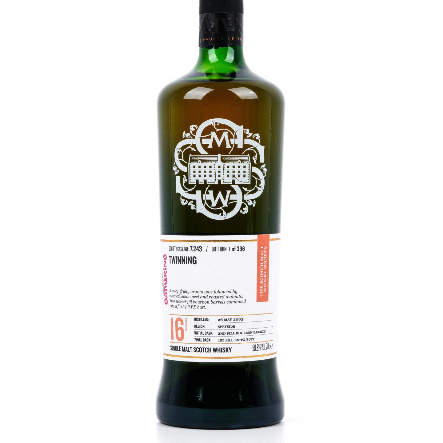 SMWS 7.243 朗摩 16年 2003 雪莉桶后熟