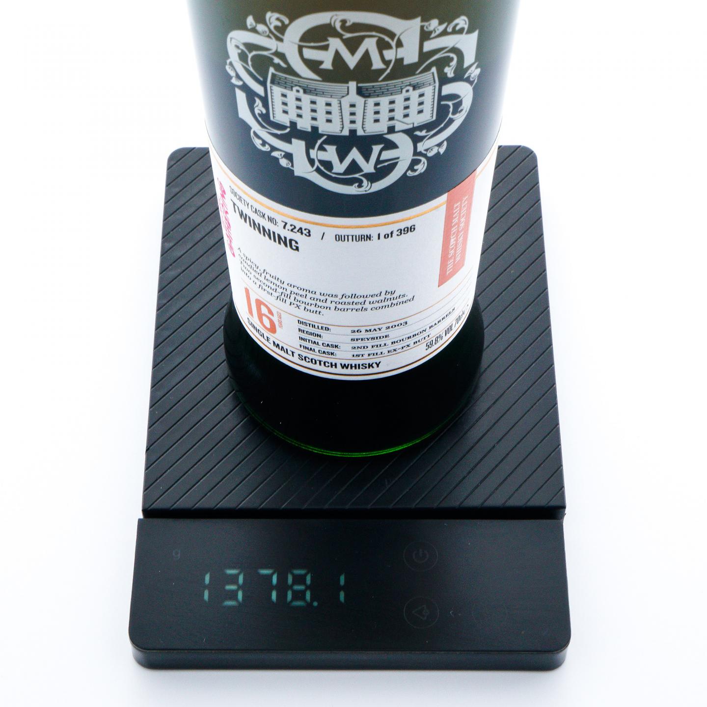 SMWS 7.243 朗摩 16年 2003 雪莉桶后熟