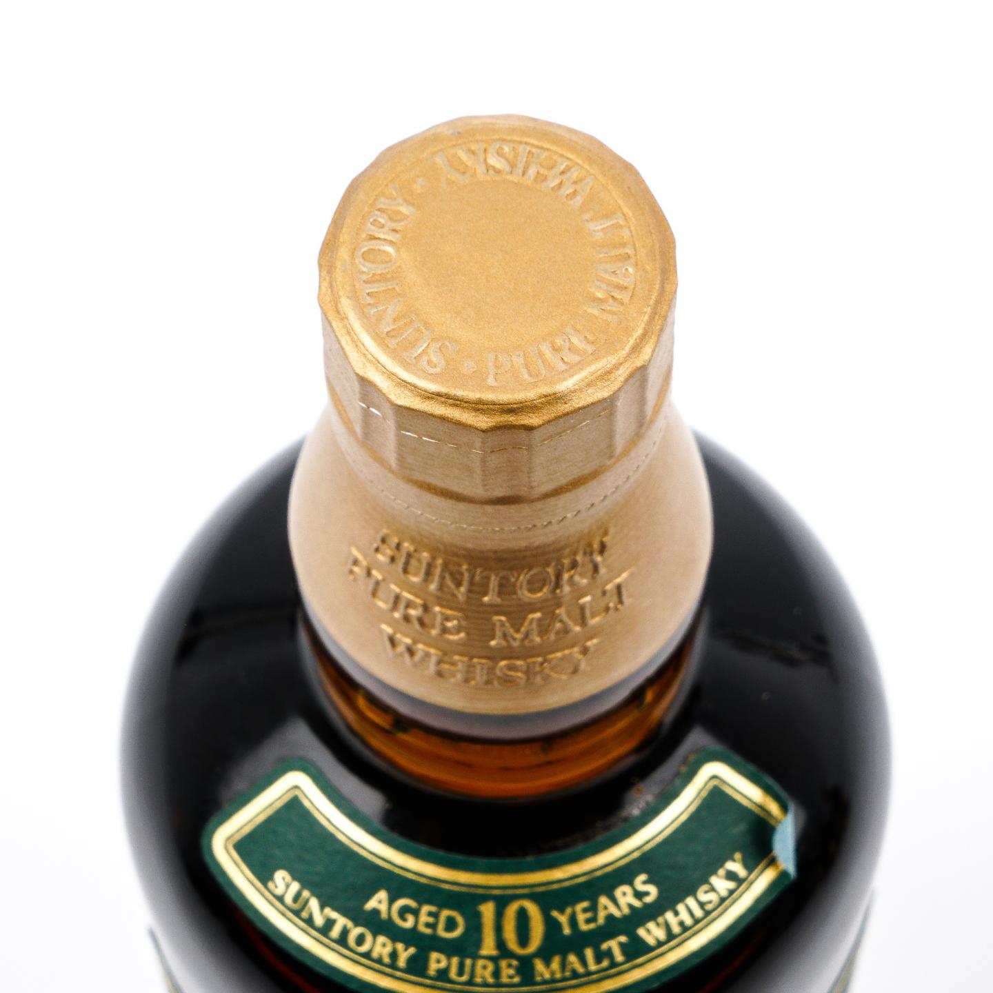 山崎 10年 金花标 Pure Malt 绿标
