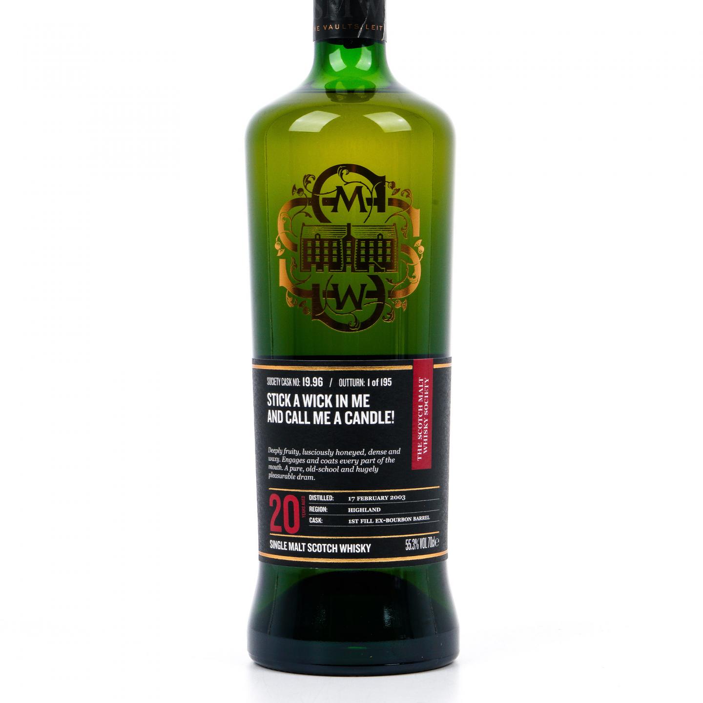 SMWS 19.96 格兰盖瑞 20年 2003