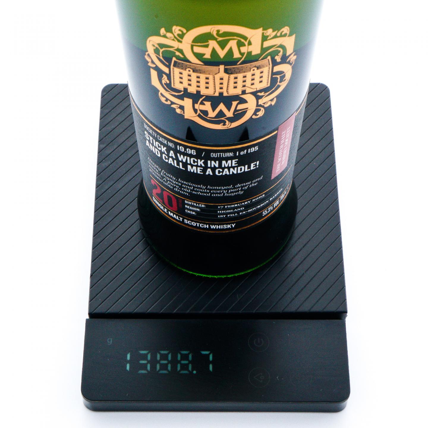 SMWS 19.96 格兰盖瑞 20年 2003