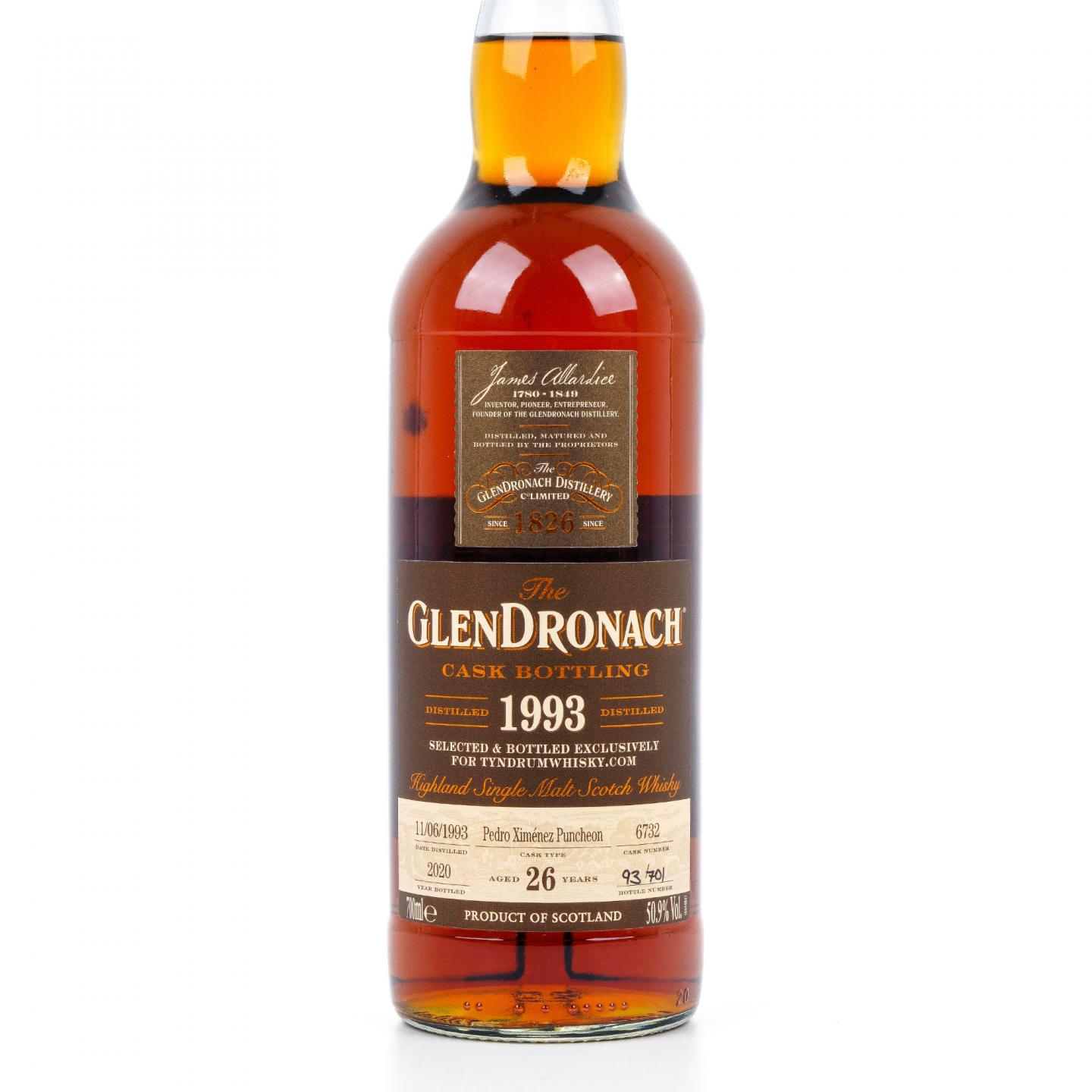 格兰多纳 26年 1993-2020 雪莉桶#6732