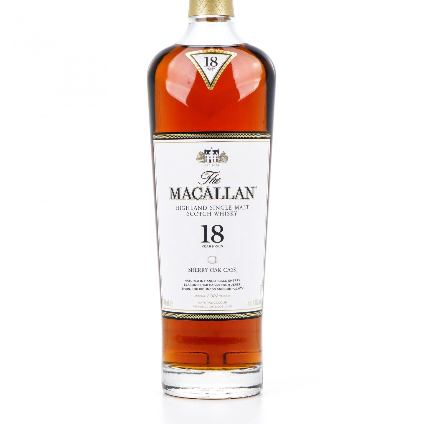 【附X光图】麦卡伦 18年 2022 雪莉桶 行货