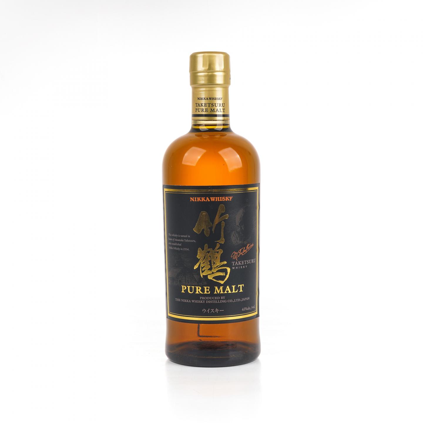 竹鹤 Pure Malt 旧版 黑标 700ml_拍卖-酒虫网
