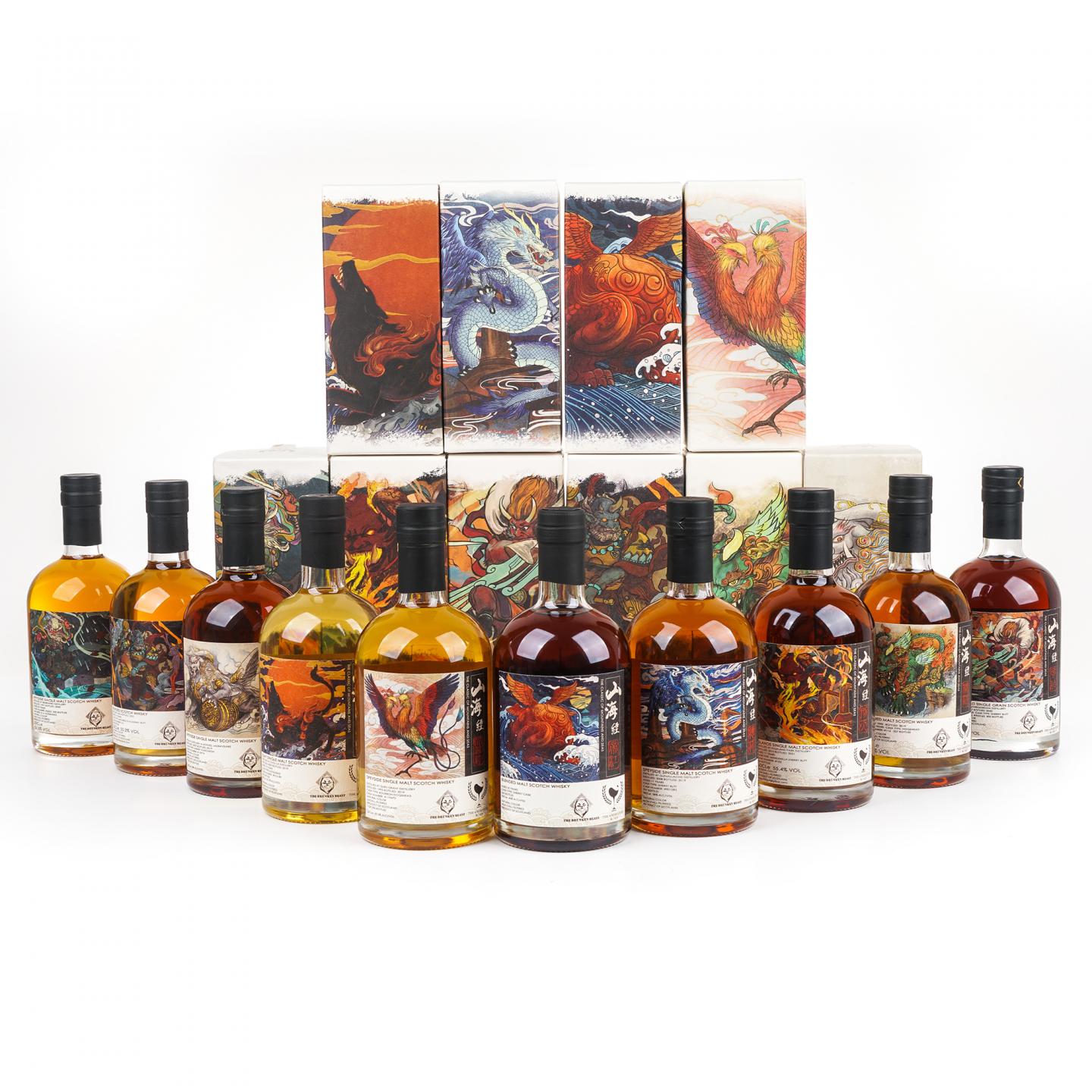 威士忌坊 山海经·神兽系列 500ml*10瓶组