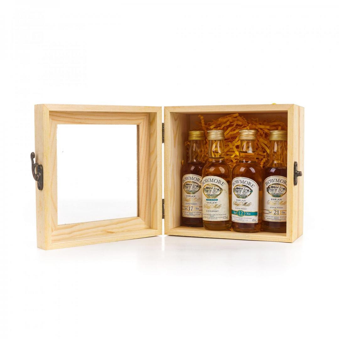 【海鸥垂直套装】90年代 波摩 12/17/21/Legend单一麦芽威士忌4只组 43/40% 50mlx4