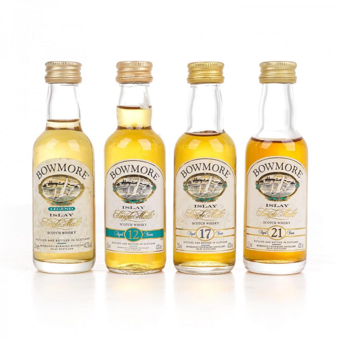 【海鸥垂直套装】90年代 波摩 12/17/21/Legend单一麦芽威士忌4只组 43/40% 50mlx4