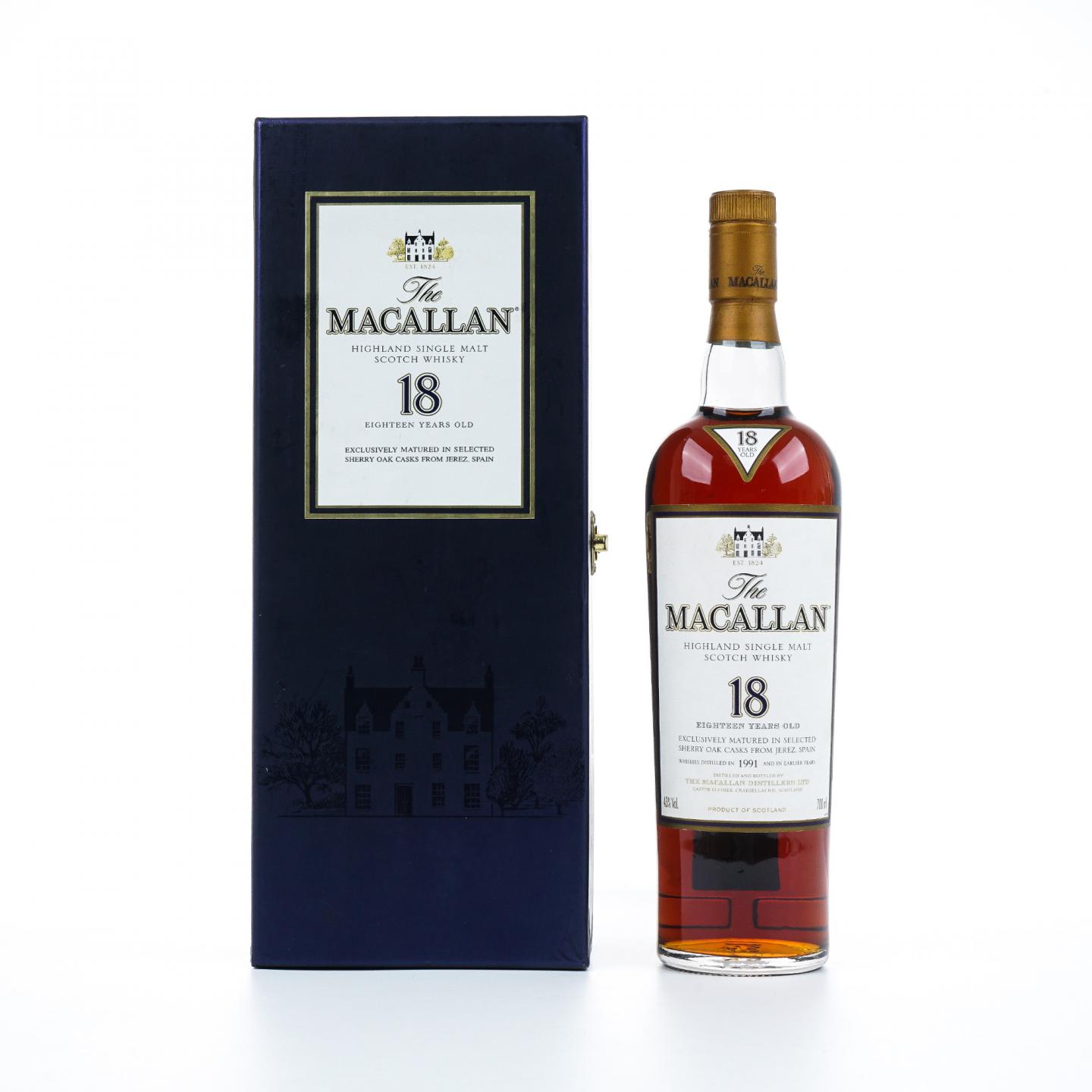 麦卡伦 18年 1991 雪莉桶 43%Vol.